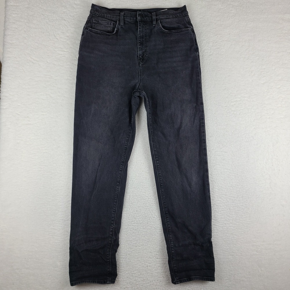 Hudson Jeans Womens 30 Black Faded‎ Wash Denim Elly Taper Fit